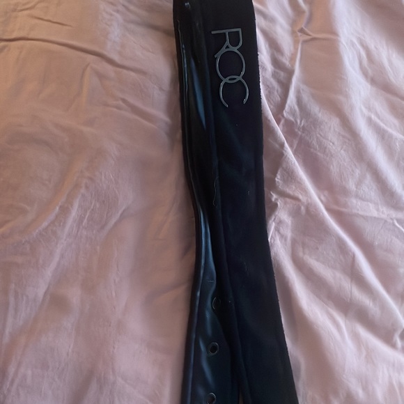 Rocawear black coat with leather detail M - Picture 12 of 12